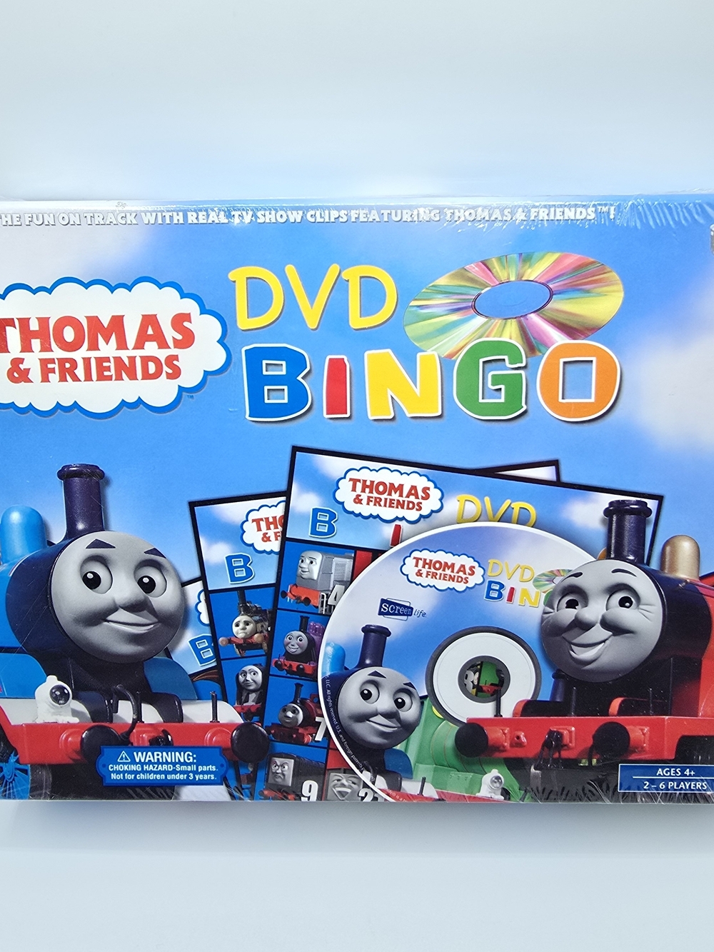 Thomas & Friends DVD Bingo Game Sealed Screenlife Kids Board Game 2–6 Players